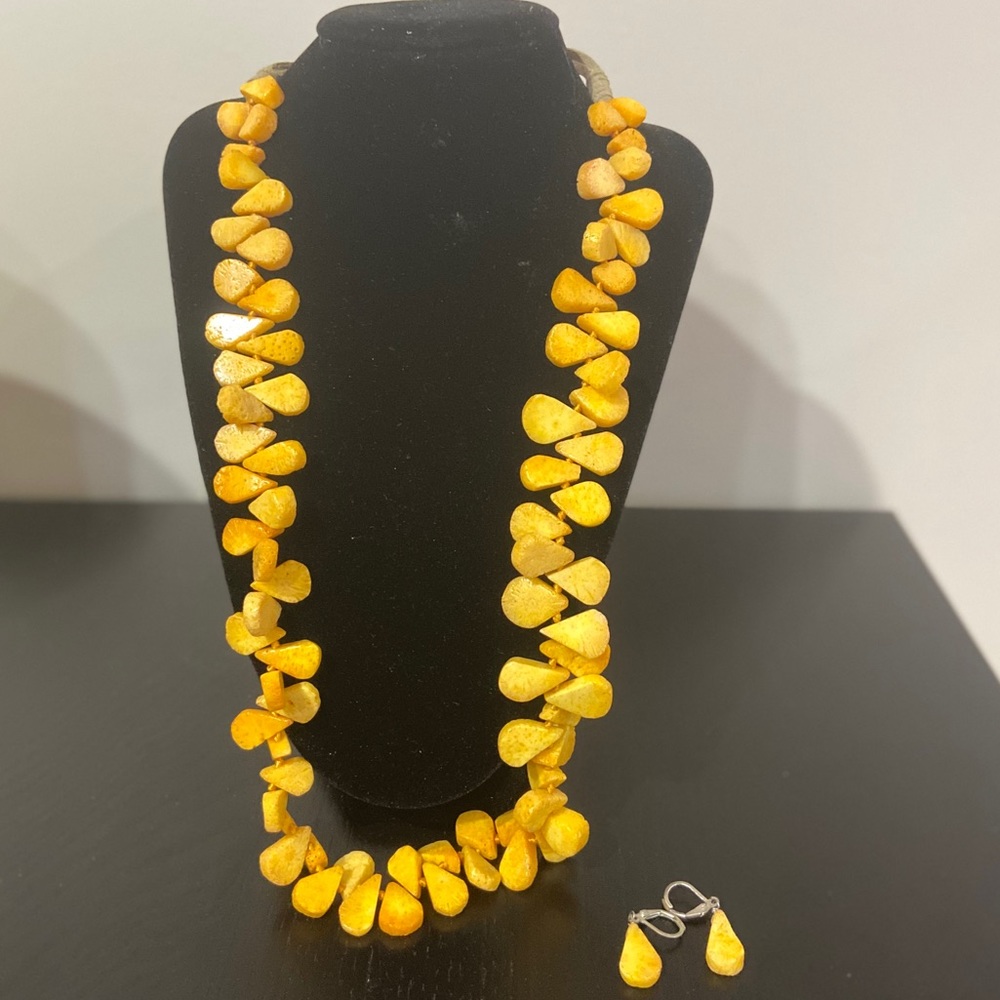 Coral Stone Necklace
